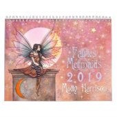 Feeën en Zeemeerminnen 2019 Wandkalender Molly H Kalender (Hoes)