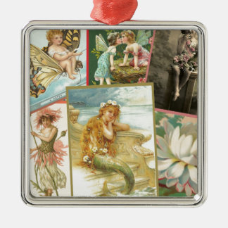 feeën en zeemeerminnen metalen ornament