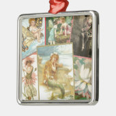 feeën en zeemeerminnen metalen ornament (Links)