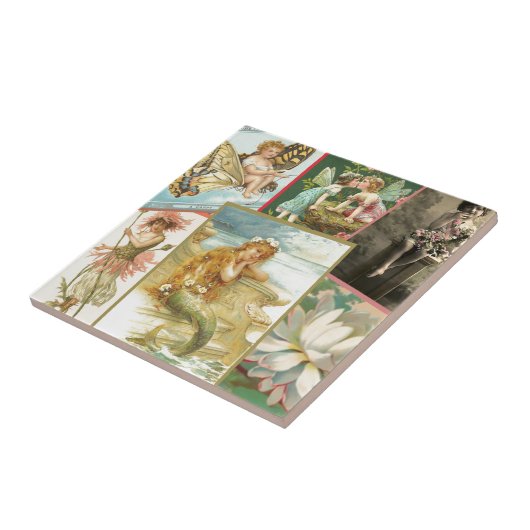  feeën en zeemeerminnen tegeltje (Zijkant)