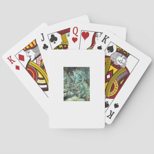 Feeën Fairycore Mode Esthetiek Goblincore Cot Pokerkaarten (Achterkant)