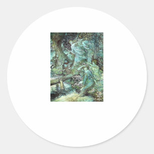 Feeën Fairycore Mode Esthetiek Goblincore Cot Ronde Sticker