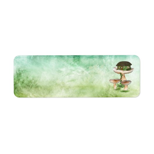 FEEËN FAMILIE HUIS ADRESETIKETTEN ETIKET (Voorkant)