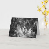  feeën in de Bossen Fairycore Kaart (Gele Bloem)