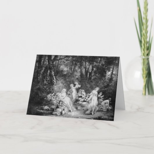  feeën in de Bossen Fairycore Kaart (Voorkant)