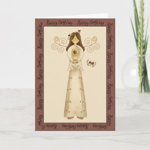 Feeën in de Groet van de Verjaardag van de Tuin Kaart