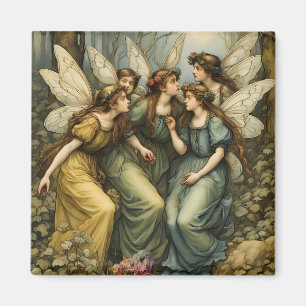 Feeën in het bos magneet