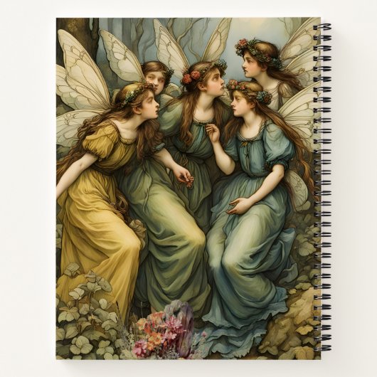 Feeën in het bos notitieboek (Achterkant)