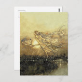 “Feeën in Kensington Gardens” van Arthur Rackham Briefkaart (Voorkant / Achterkant)