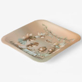  feeën meisje verjaardagsfeestje papieren bordje (Gebogen)