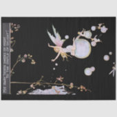 feeën op het kasteel van Bubbles & Fantasy Tissuepapier (Voorkant)