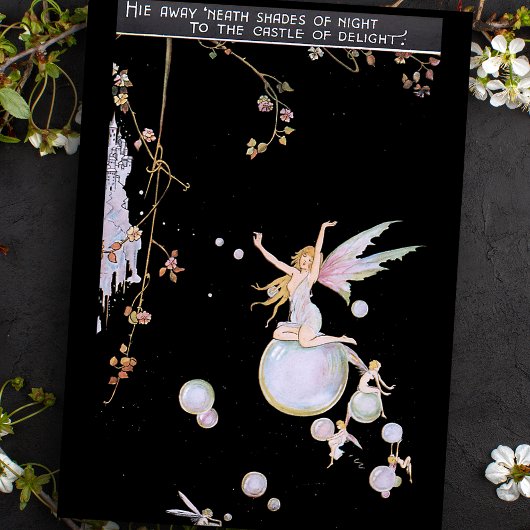 feeën op het kasteel van Bubbles & Fantasy Tissuepapier