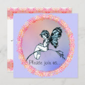   feeën, uitnodiging (Voorkant / Achterkant)