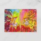 FEEËN VAN DE DAGERAAD MAGISCHE FONKELT IN BLAUW GO VISITEKAARTJE (Achterkant)