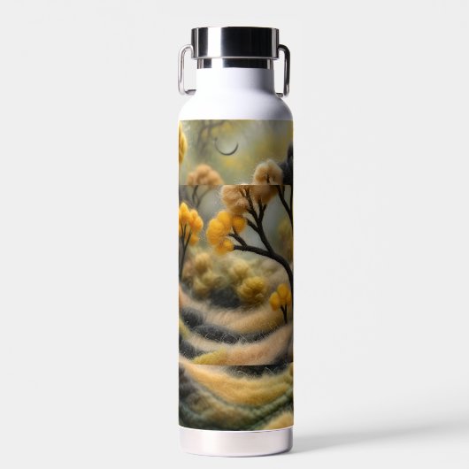 Feeën van het gloeiende bos waterfles (Voorkant)