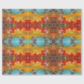 FEEËN VAN RODE BLOEMEN Floral Fantasy Kerstmis Cadeaupapier (Vlak)