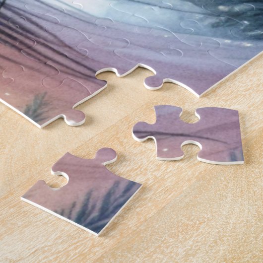  feeën versieren de kerstboom legpuzzel (Zijkant)