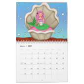 Feeën, zeemeerminnen en prinsessen 2025 Kalender (Mar 2027)