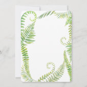 Feeënbos Tuin Geslacht Neutraal 1e Verjaardag Kaart (Achterkant)