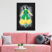 Feeënmeesteres Leanan Sidhe Canvas Afdruk (Insitu (Woonkamer))