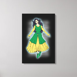 Feeënmeesteres Leanan Sidhe Canvas Afdruk