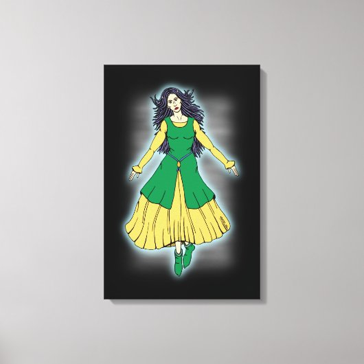 Feeënmeesteres Leanan Sidhe Canvas Afdruk (Voorkant)