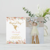  feeënuitnodigingen voor kinderen kaart (Staand voorkant)