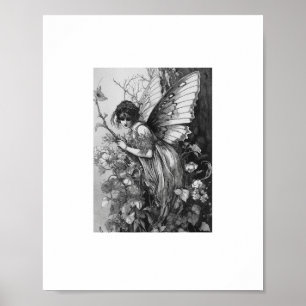 Feeërieke Grunge Goblincore Cottagecore Fairycore Poster