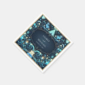 Feeërieke Save the Date Sprookjesachtige Gloed Fee Servet (Hoek)