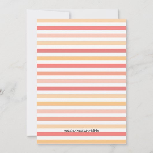 Feegel en cupcake kaart (Achterkant)