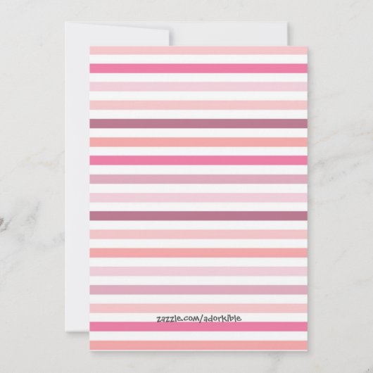 Feegel en cupcake kaart (Achterkant)