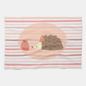 Feegel en cupcake theedoek (Horizontaal)