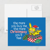 Feel Christmasy Feestdagenkaart (Voorkant / Achterkant)