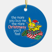 Feel Christmasy Keramisch Ornament (Voorkant)