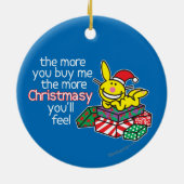 Feel Christmasy Keramisch Ornament (Achterkant)