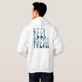 FEEL FRESH Männer T-Shirt Hoodie (Achterkant volledig)