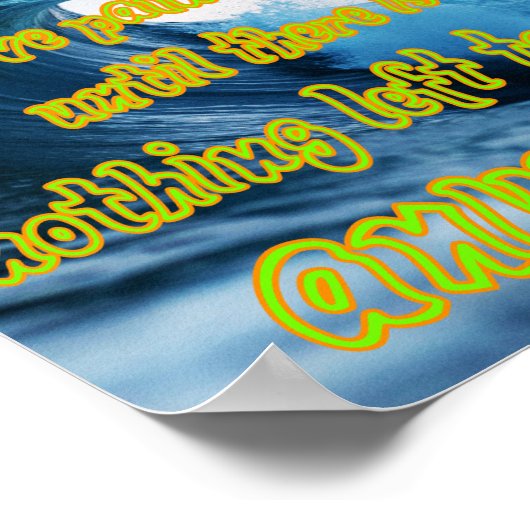 feel it but don't let it consume you poster (Hoek)