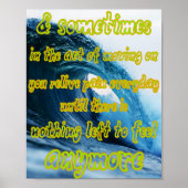 feel it but don't let it consume you poster (Voorkant)