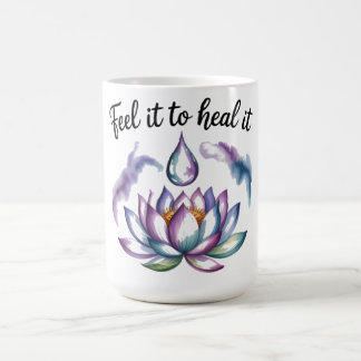 Feel It to Heal It Blooming Waterdrop Mug Koffiemok
