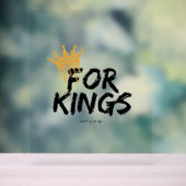 feel like a king acryl bord (Neutraal)