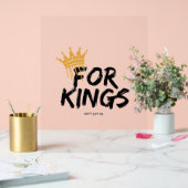 feel like a king acryl bord (Huwelijk)