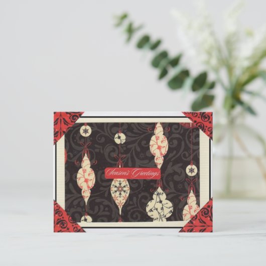 Feel of Christmas Feestdagenkaart (Staand voorkant)