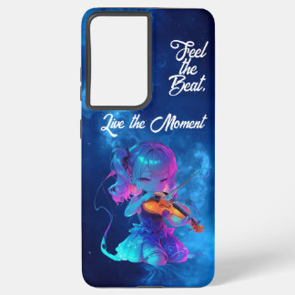 Feel the Beat, Live the Moment Samsung Galaxy Hoesje