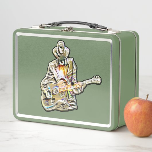 Feel the Blues - Artistiek gitaarontwerp (In situ)