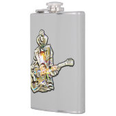 Feel the Blues - Artistiek gitaarontwerp Heupfles (Links)