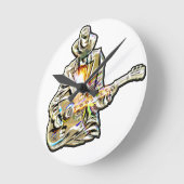 Feel the Blues - Artistiek gitaarontwerp Ronde Klok (Hoek)