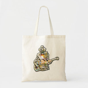 Feel the Blues - Artistiek gitaarontwerp Tote Bag