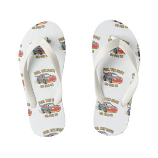 "Feel The Fast" Junior Racer Edition Kinder Teenslippers
