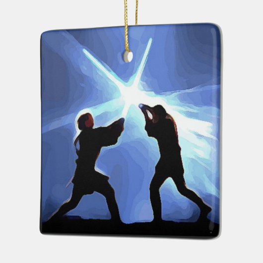 Feel the Force Keramisch Ornament (Links)