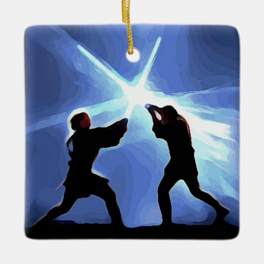 Feel the Force Keramisch Ornament (Voorkant)